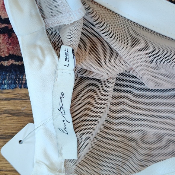 CREAM COLOR TANK DRESS - Picture 4 of 5